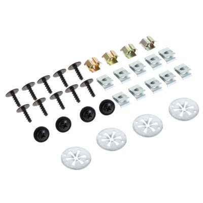 40x Undertray Clips Screws Engine Under Cover Splash Guard Shield Set For BMW A | UK