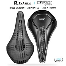 145mm 3D Printed Bike Saddle Carbon Fiber Base for Mountain Road Gravel Bicycle