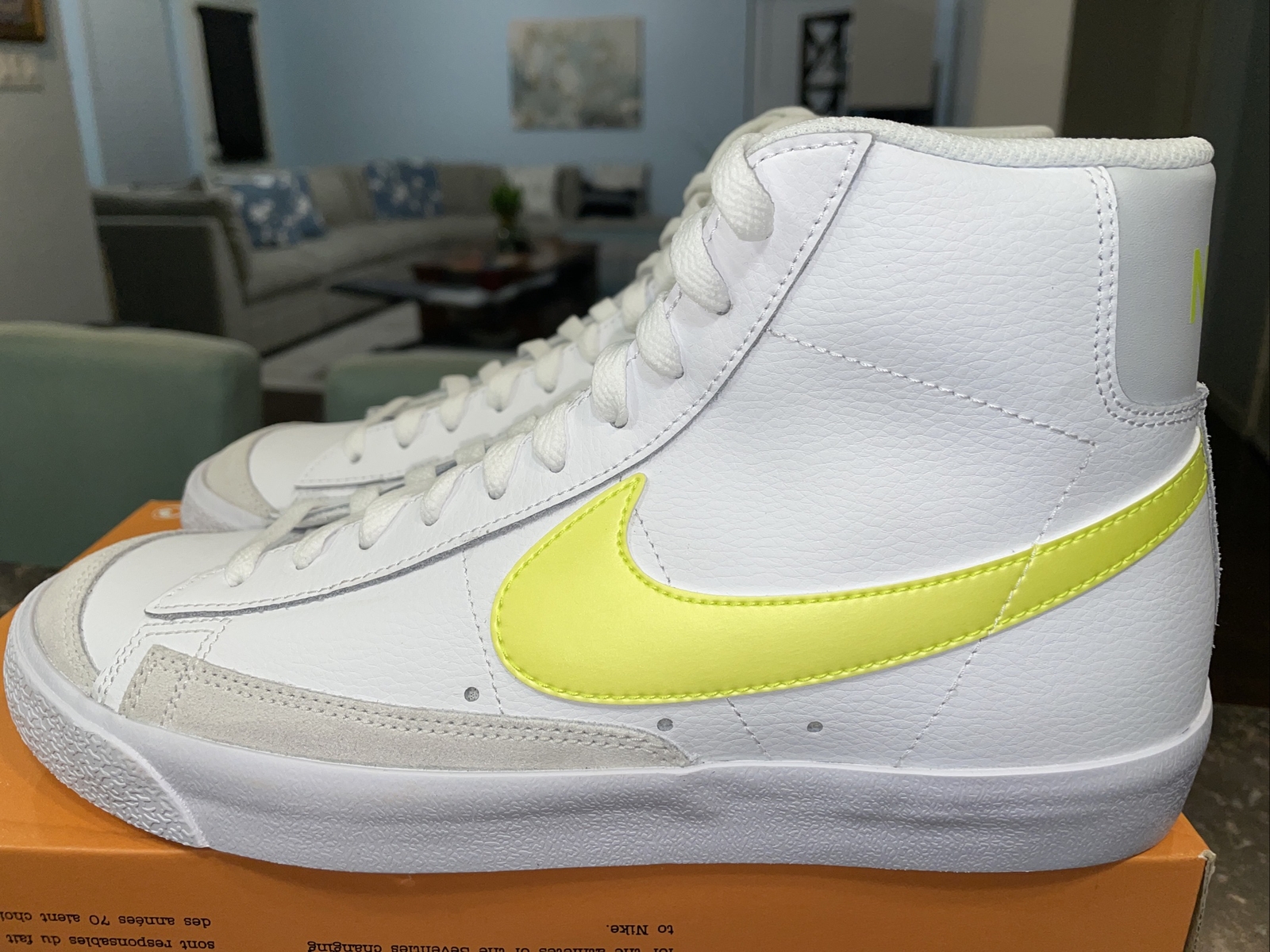 nike blazer lemon