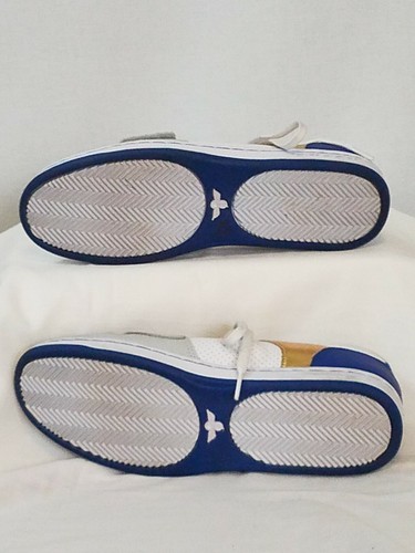Creative Recreation White with Gold/Blue Trim Athletic Shoes Size 7.5 - Picture 4 of 5