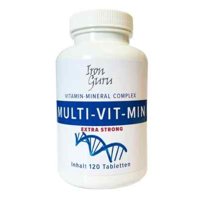 MULTI-VIT-MIN 120 Tabletten, Vitamin Mineral Komplex - IRON GURU, Neu