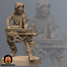 Cyberpunk Bobbie Van Heaven Miniature 3D Prin...