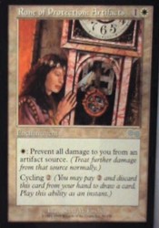 Rune of Protection: Artifacts - 35 - Urza's Saga - Uncommon - Magic: The Gathering