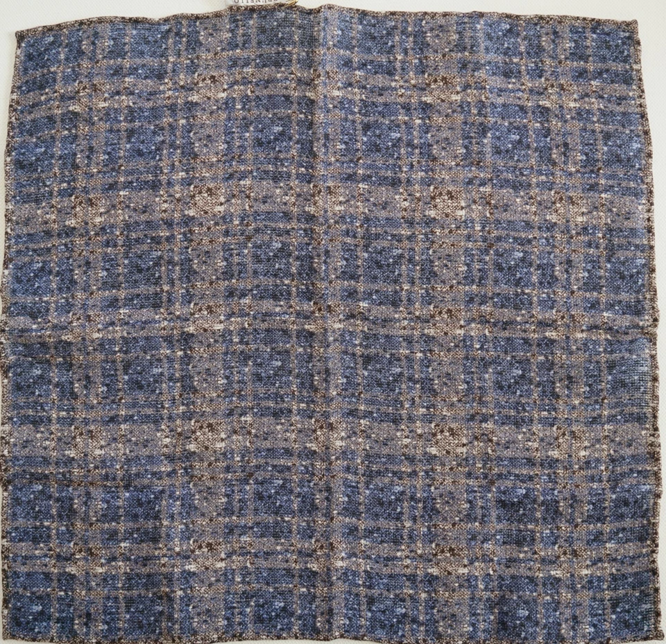 Pañuelo cuadrado de bolsillo BRUNELLO CUCINELLI NUEVO CON ETIQUETAS auténtico Foto 2 de 2