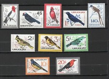 URUGUAY 1962 - OISEAUX, comme neuf** (mnh) pas de charnière