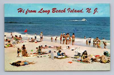 New Jersey LONG BEACH ISLAND Ocean Scene 1980 to Sicklerville NJ