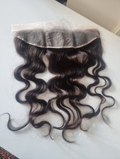 20INCH 13X4 SILK BASE FRONTAL BRAZILIAN VIRGIN HUMAN HAIR BODY WAVE BROWN 2 90g