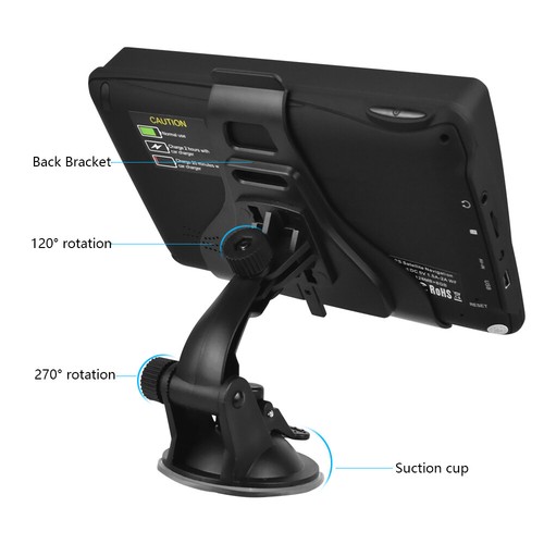 7 Zoll GPS Navi Navigation für Auto LKW PKW Navigationsgerät 8GB EU Karte 2025 - Bild 7 von 15