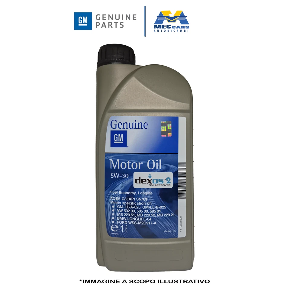 Huile Moteur Original Opel GM Genuineparts Dexos 2 5W30 Longlife Acea C3 4 Litre - Photo 2/3