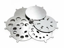 DIAMOND GEMSTONE FOLDING GAUGE 0.01 - 2 Carat ALUMINUM MULTI SHAPE JEWELRY TOOL