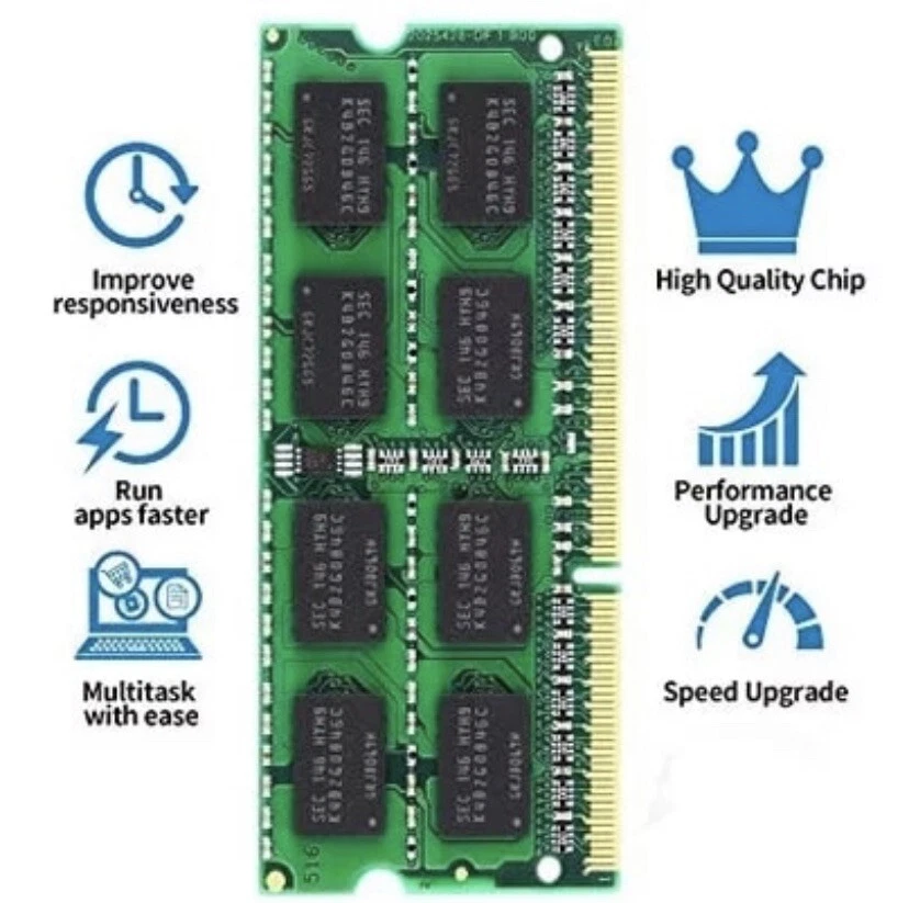 RAM Crucial DDR3L 8Go 1600Mhz 1.35v CT102464BF160B Laptop neuve - Photo 3/4