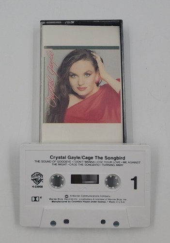 CRYSTAL GAYLE: Cage the Songbird ( Cassette Tape 1983) Country Music - Picture 4 of 5