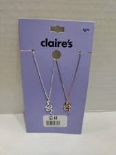 Claire  s Girls Best Friends Necklace Set of 2 Snakes