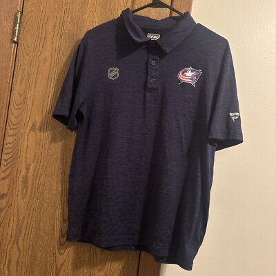 Fanatics NHL Authentic Pro Columbus Blue Jackets Polo