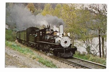 Postcard Clinchfield Railway 4-6-0 No.1 A M Langley Jr. Photo