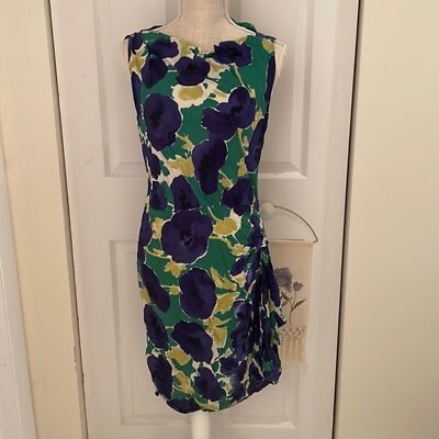 moschino cheap and chic silk dress Moschino Cheap and Chic Floral Silk Dress