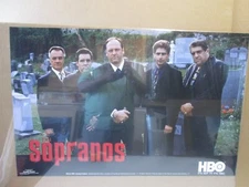 The Sopranos 2000 crime  poster HBO tv  Cemetery 20906