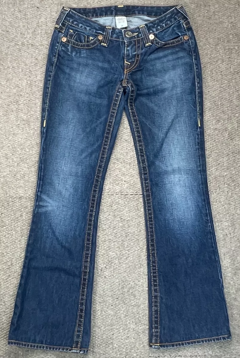 Womens jeans shop with leather patches