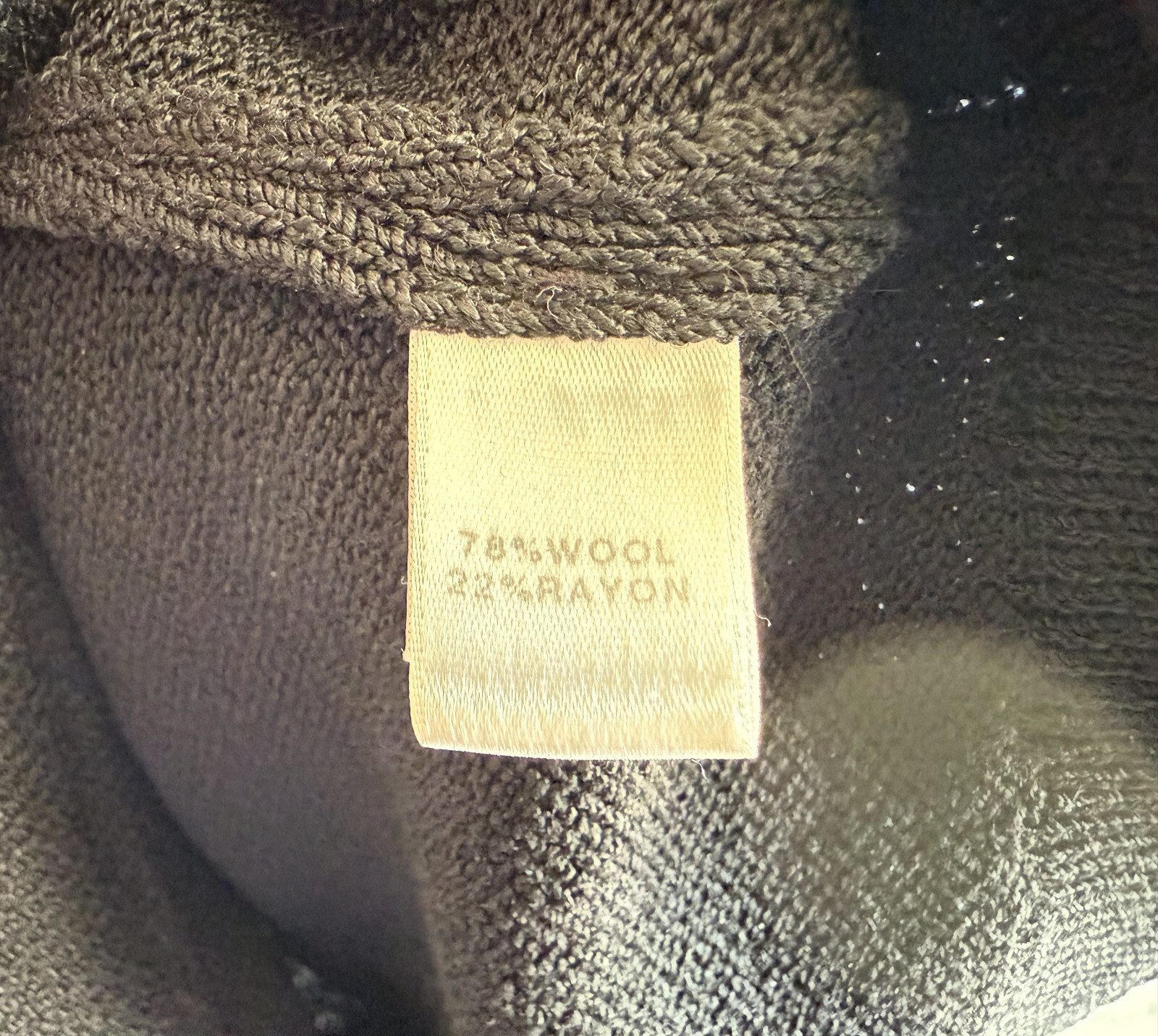 St. John Caviar Solid Black Wool Blend Santana Kn… - image 5