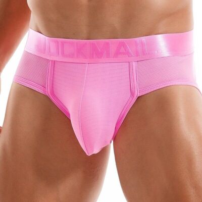 Jockmail Mesh Biancheria Intima Sexy Slip Da Uomo Mutandine Maschili Va Bassa Bikini In Nylon Ad Asciugatura Rapida Hombre Mutande Da Uomo Swim Tanga Slip - Foto 2