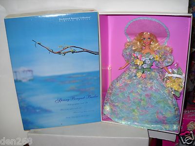 6167 NIB Mattel Enchanted Seasons Collection Spring Bouquet Barbie