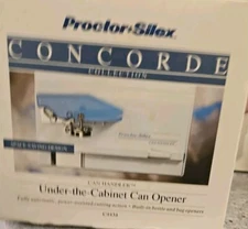 Proctor Silex Power Can Opener UNDER CABINET C4434  Space Saver New