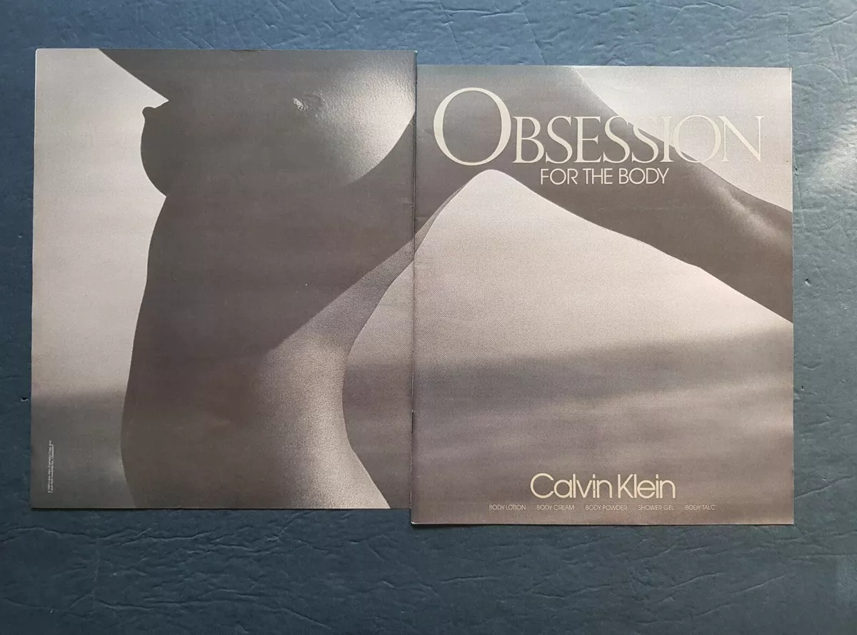 Obsession For The Body By Calvin Klein Promo 2 Page Print Advert