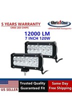 2 Set Of New 7 120w Cree Spot Led Work Light Bar Offroad Atv Fog Ute Suv 4wd La 2 Set Of New 7 120w Cree Spot Led Work Light Bar Offroad Atv Fog Ute Suv 4wd La