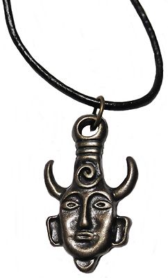Supernatural Dean's Amulet Bronze Tone Pendant w/ 18'' Cord Necklace