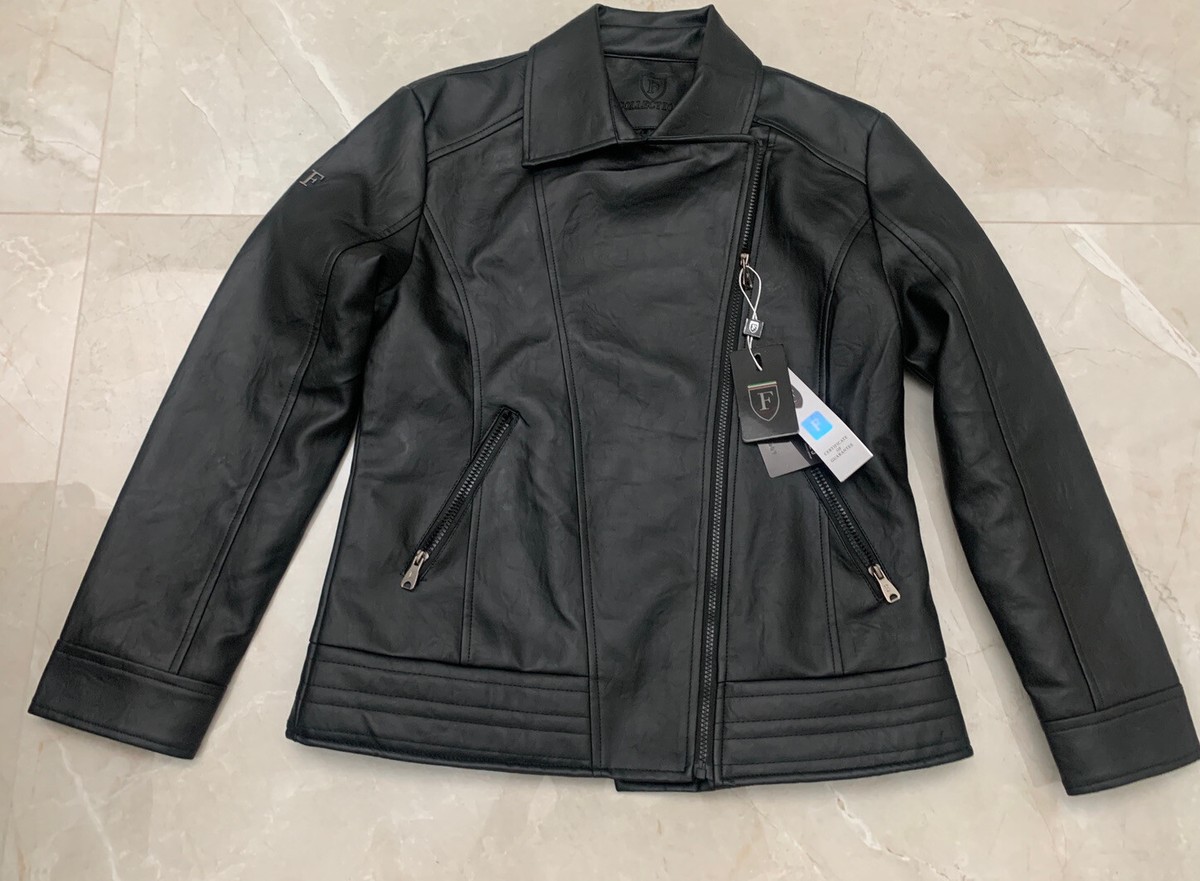 アウターその他 Fallett FALLETT FA2405JK02CH Women's F Collections Collection Leather Jacket Large Style