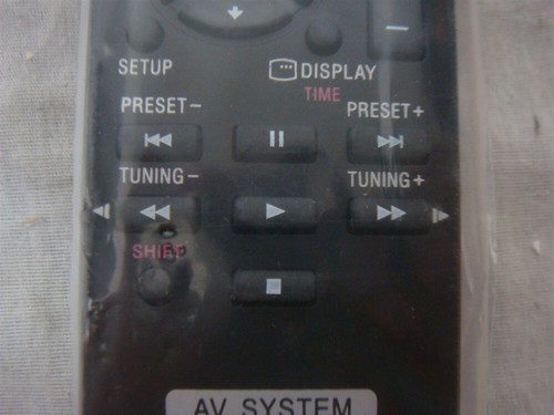 AV SYSTEM RM-ADU138 REMOTE CONTROL FOR SONY DAV-TZ140 HBD-TZ130 HBD-TZ140 -NEW! - Picture 6 of 7