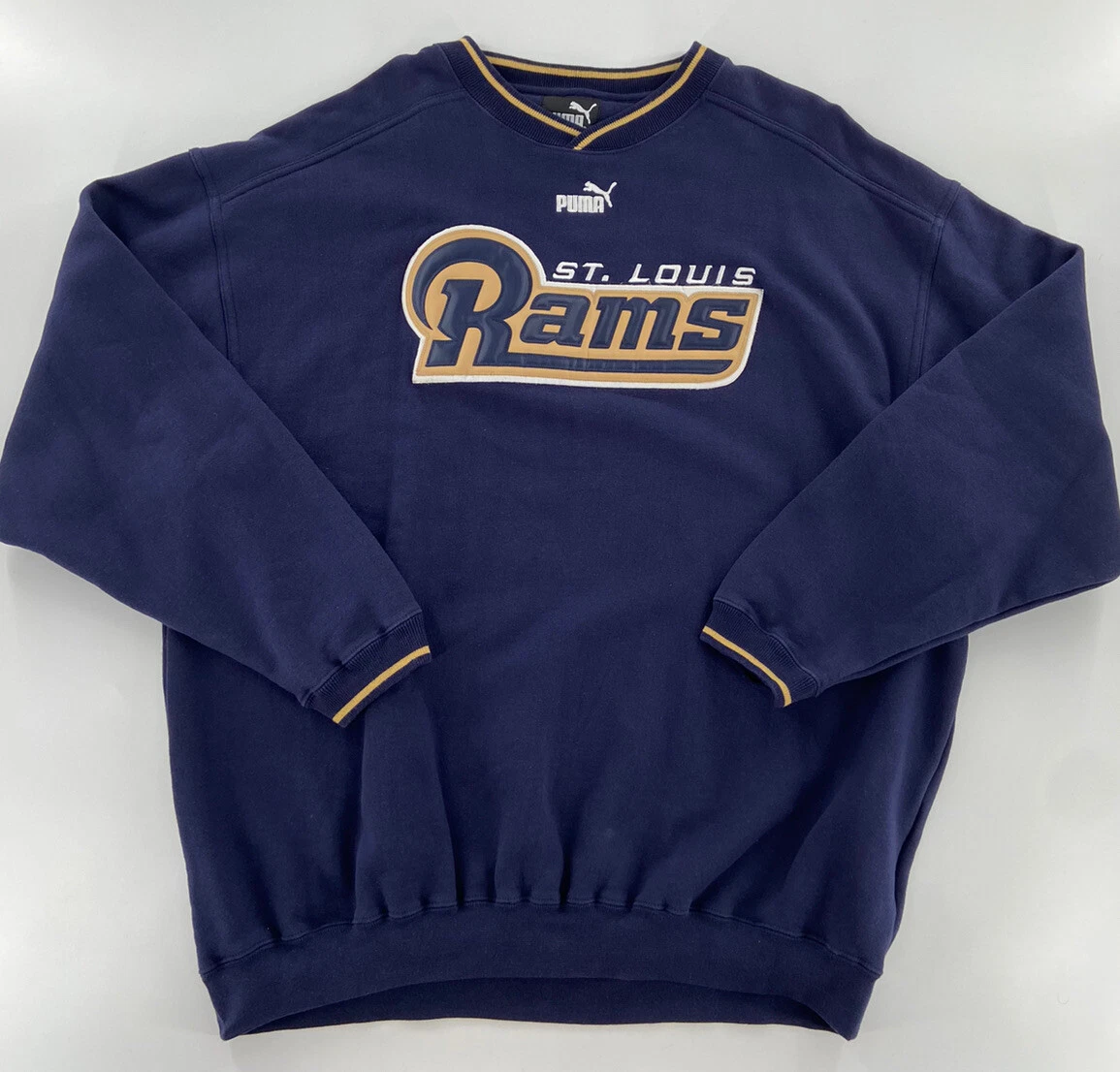 Mint condition St.Louis Rams dark blue hoodie!!