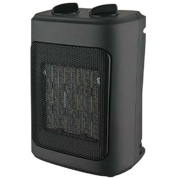 Mainstays 1500W Ceramic Fan-Force Electric Space Heater, Black - NewIt