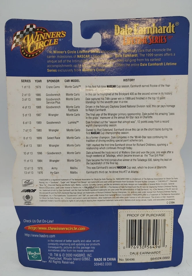 Chevrolet Malibu 1976 Dale Earnhardt #30 Winner's Circle Army Foto 2 de 2