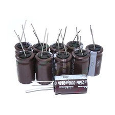 220uF250VNichicon Electrolytic Capacitors 250V 220UF MFD 18 30 mm