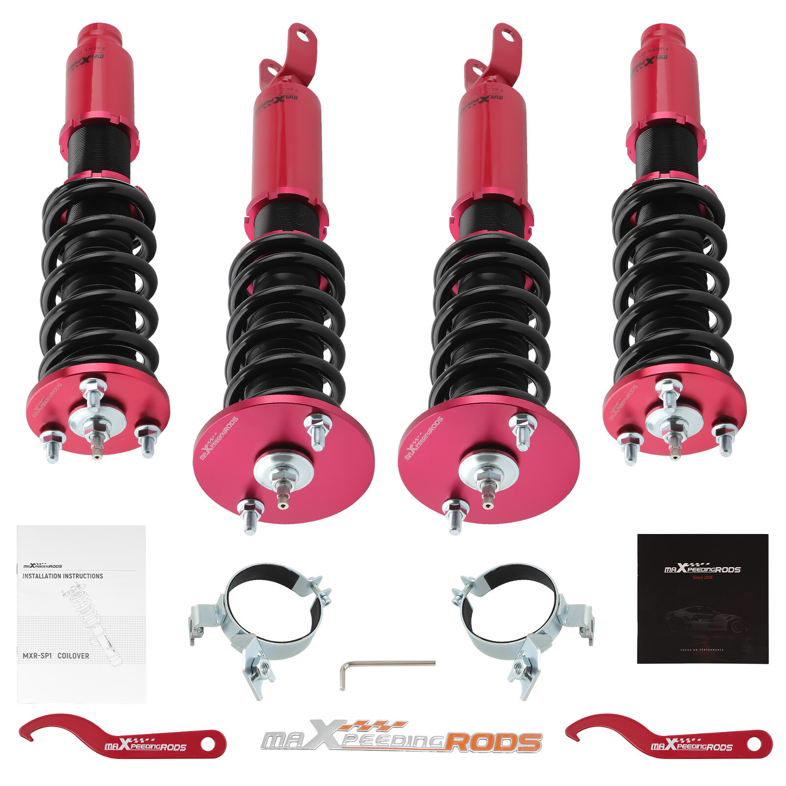 24 Damping Levels Coilover Coilovers For Honda Accord DX/EX/LX CD5 CD7 1990-1997