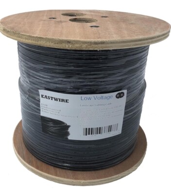 EASTWIRE 14AWG 2 Conductors Direct Burial Low Voltage Landscape Light 250 Ft