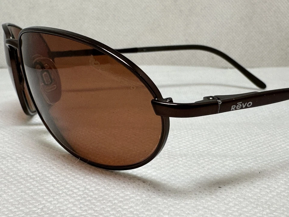 Gafas de sol REVO vintage H2O marco de metal marrón con estuche original Foto 4 de 4