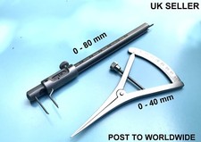 Krekeler Sliding Caliper Dental Implant Gauge Measuring &Castroviejo Calipers CE