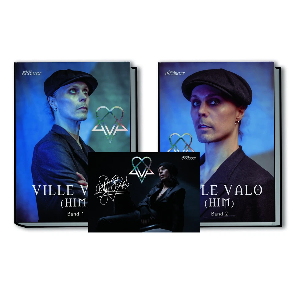 Ville Valo, HIM: Buch-Set, Chronik, sginierte Fotokarte, Interviews, limited 666 - Image 2 of 4