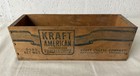 Vintage Kraft American Process Cheese 5 Lb. Wooden Box Crate — photo 3