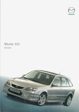 Mazda 323 Accessories 2001-2002 Uk Market Foldout Sales Brochure