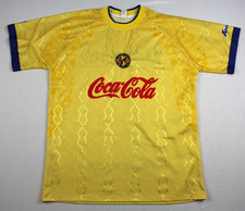 Vintage Club America Paul Sport Made In Mexico Coca-Cola Soccer Jersey Size XL