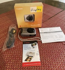 Canon PowerShot A490 10.0 Mega Pixels Zoom Lens 3.3X Point and Shoot Works