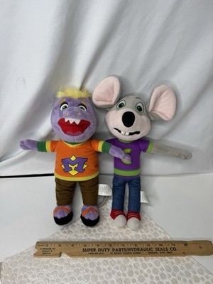 Chuck-E-Cheese Pizza Mouse & Mr. Munch Plush - Lot of 2 Plush