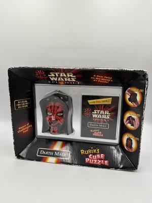 Neu versiegelt Vintage Star Wars Episode 1 Rubiks Würfel Puzzle Darth Maul Hasbro 1999