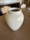 Nelson McCoy Vintage Vase, Matte White Finish