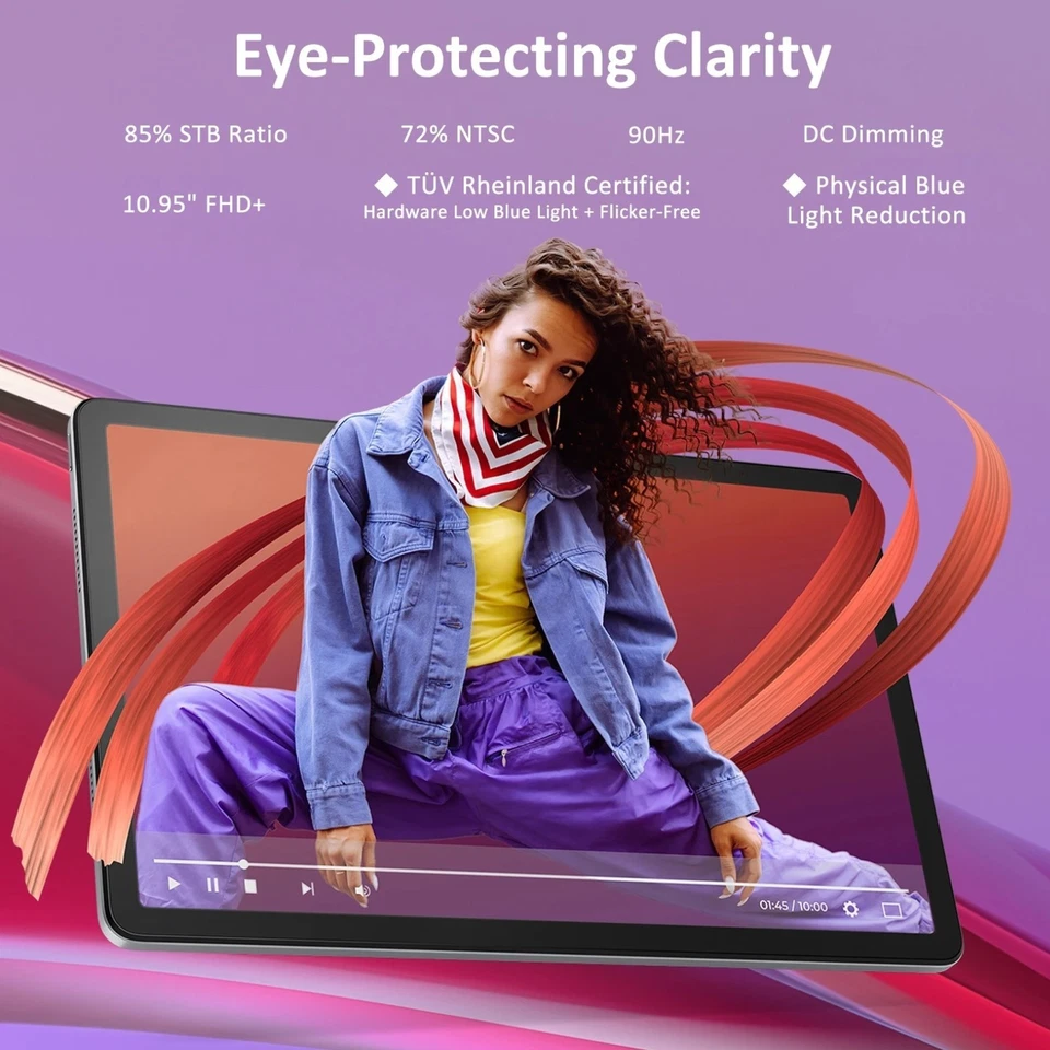 Lenovo Tab K10/M11 11 Zoll Tablet Android 13 WiFi 8GB RAM 128GB ROM Grau DE NEU - Bild 4 von 4