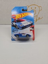 Hot Wheels HW Rescue 2/10 Lamborghini Countach Police Car 142/250 Police Blue