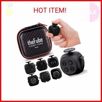 6-Sided Fidget Cube for Stress Relief, Boosts Concentration, Mindfulness Aid, Si